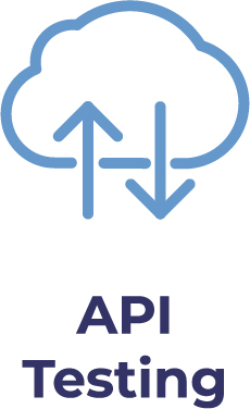 API Testing Services (cloud icon with up and down arrows)