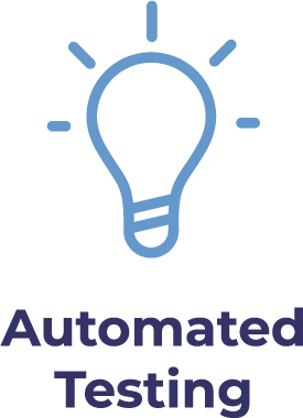 Automated Testing Services (light bulb icon)