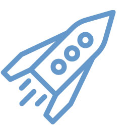 Performance/Load Testing (rocket ship icon)